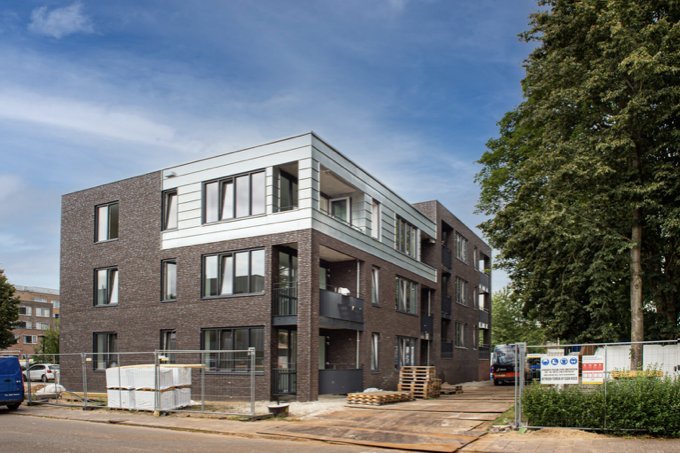 Modern appartementencomplex met 24 units, gemeten volgens NEN 2580